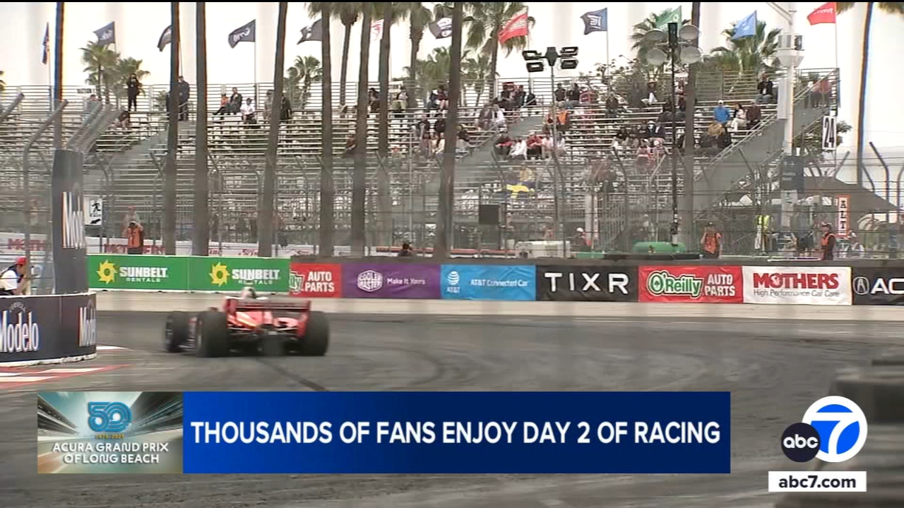 Thousands of fans enjoy Day 2 of Long Beach Grand Prix IndyCar Race