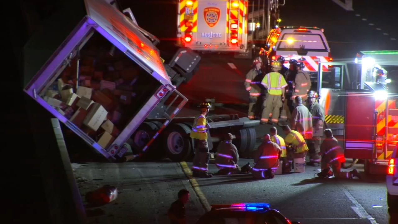 Lanes reopen after crash involving tractor trailer on I-40 East
