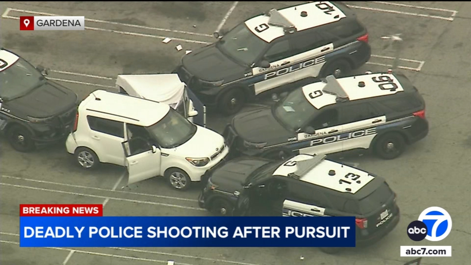 Woman shot, killed by police after chase ends in Gardena - ABC7 Los Angeles