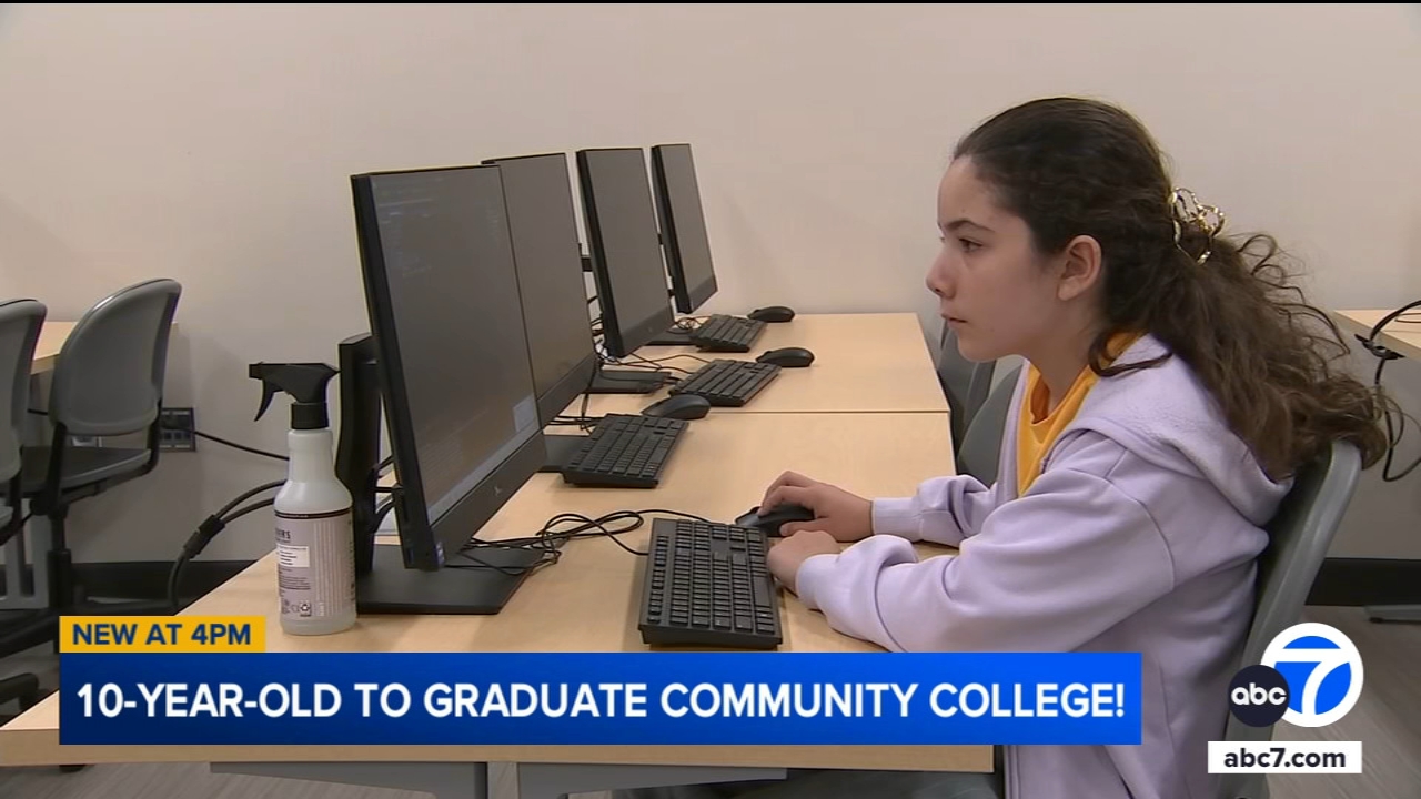 San Bernardino girl set to graduate from community college at 10