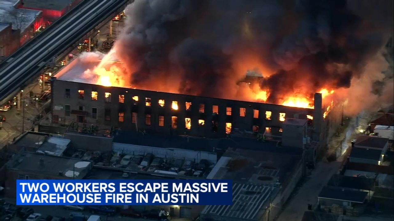 

Extra-alarm fire destroys West Side industrial building