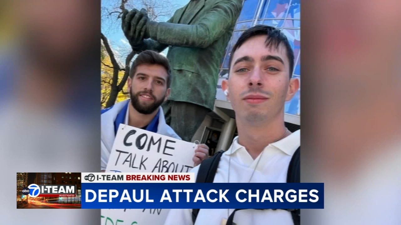 Suspect charged with hate crime in attack of 2 Jewish DePaul students