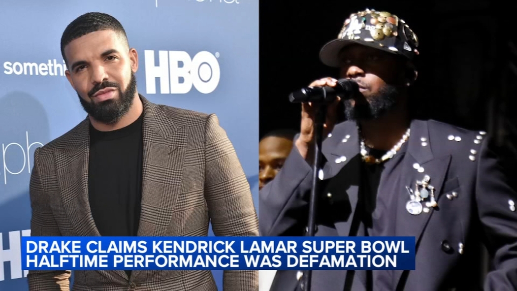 Drake lawsuit against Universal Music Group claims he was defamed at the  Grammys, Kendrick Lamar's 2025 Super Bowl halftime show - ABC7 Los Angeles