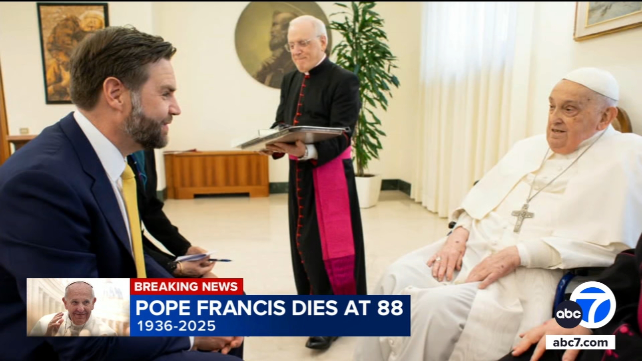 JD Vance was one of the last leaders to meet with Pope Francis