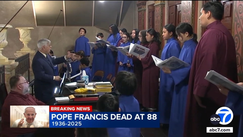 Pasadena school choir reflects on memories of singing for beloved pope