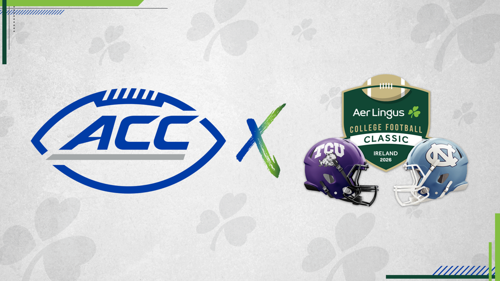 UNC Football to start 2026 season with game against TCU in Dublin