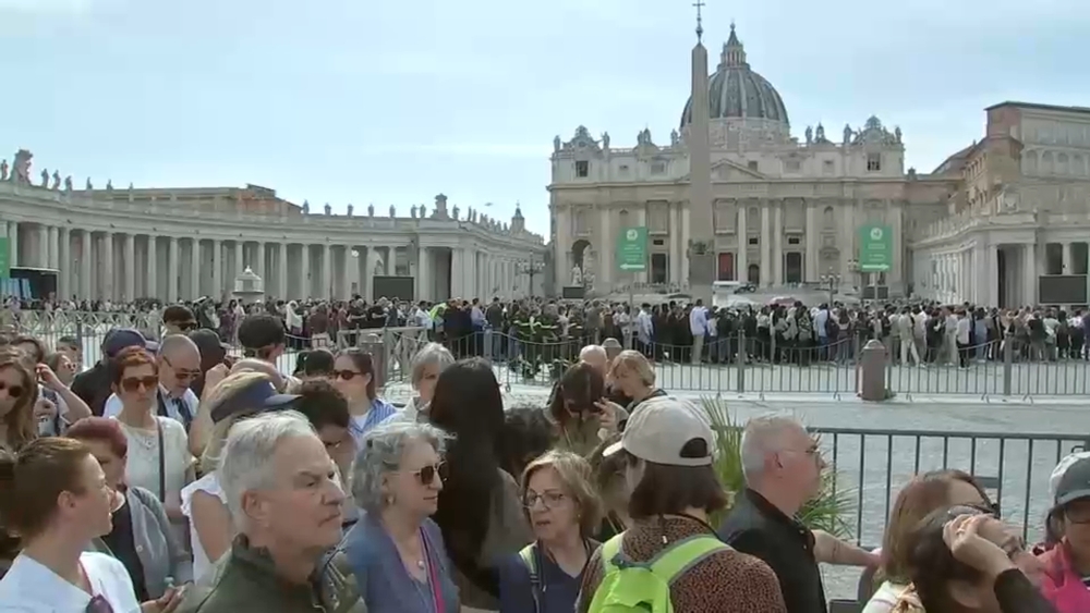 NY, NJ families visiting Italy grateful to witness historic moment while visiting Vatican City 