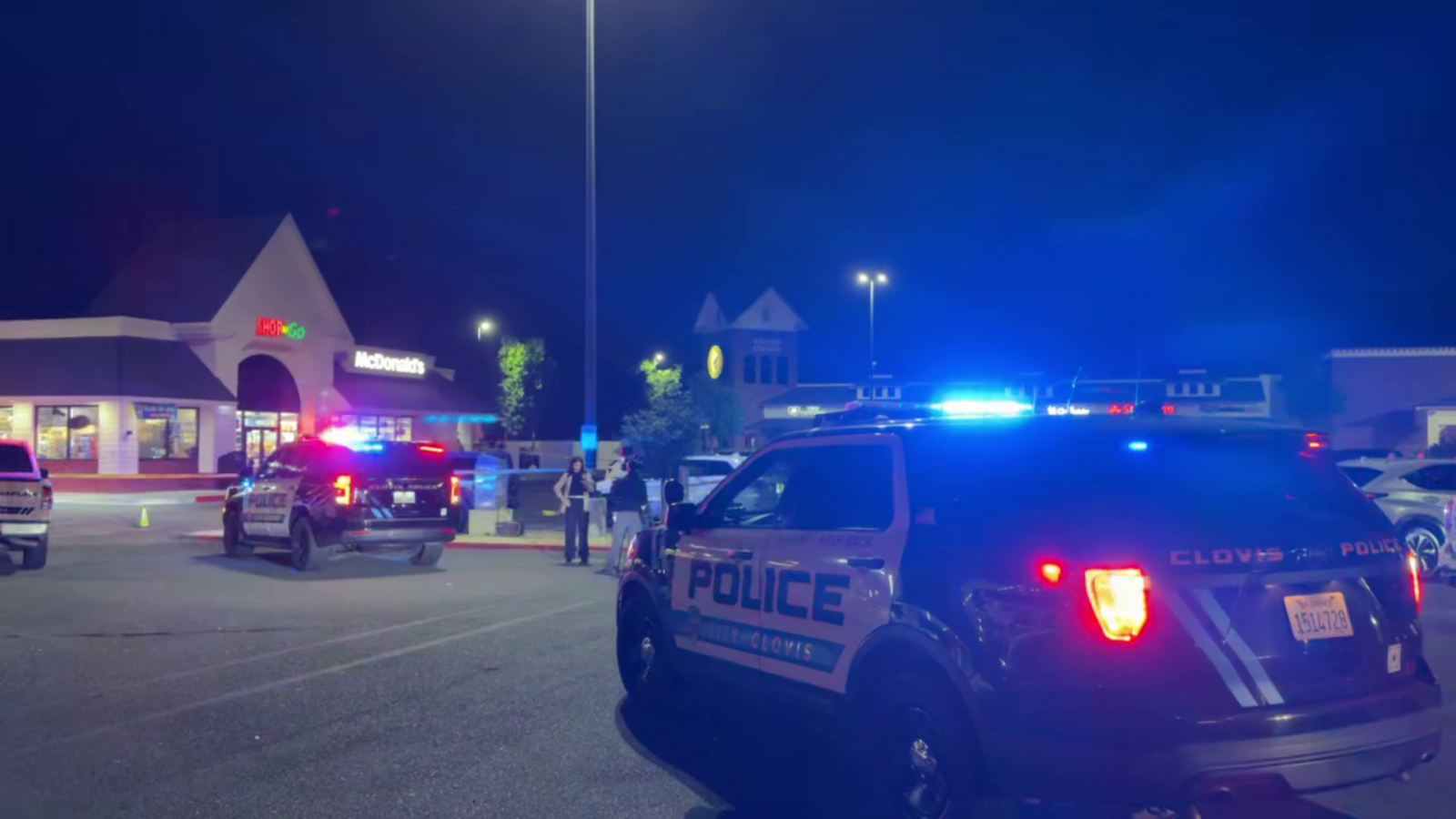 Clovis Police respond to reports of shooting at a McDonald's