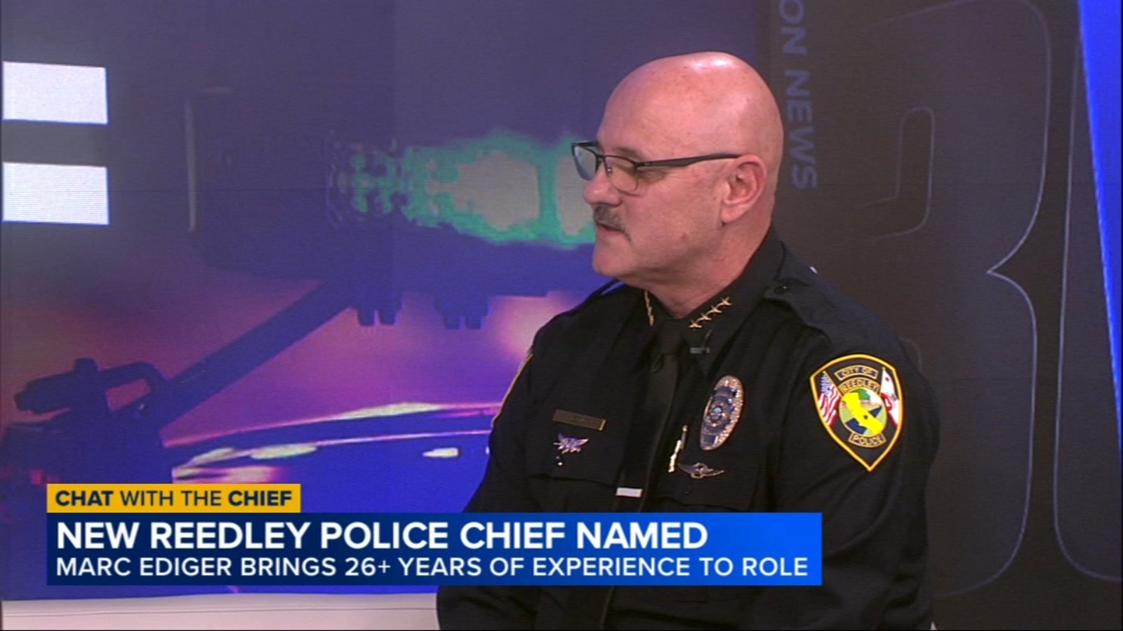 Samar Rashid Reedley Chat with the Chief: Reedley Police Chief Mark Ediger - ABC30 Fresno