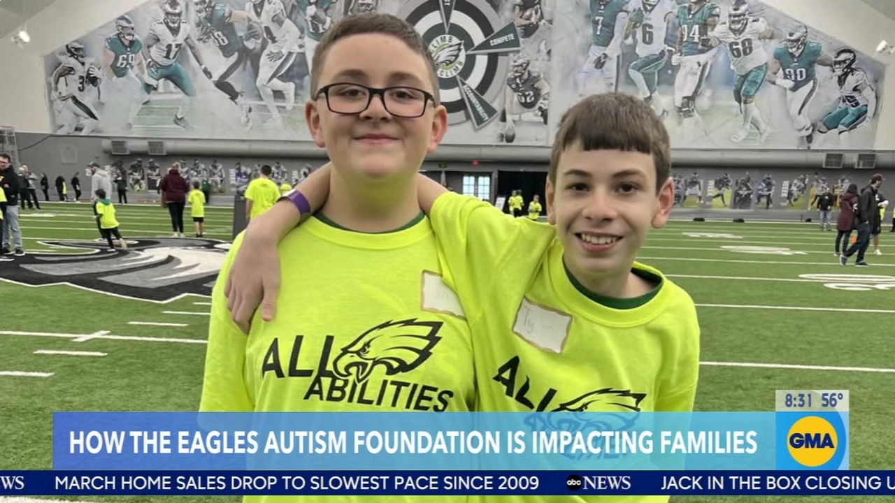 Super Bowl-winning Philadelphia Eagles put spotlight on kids with autism