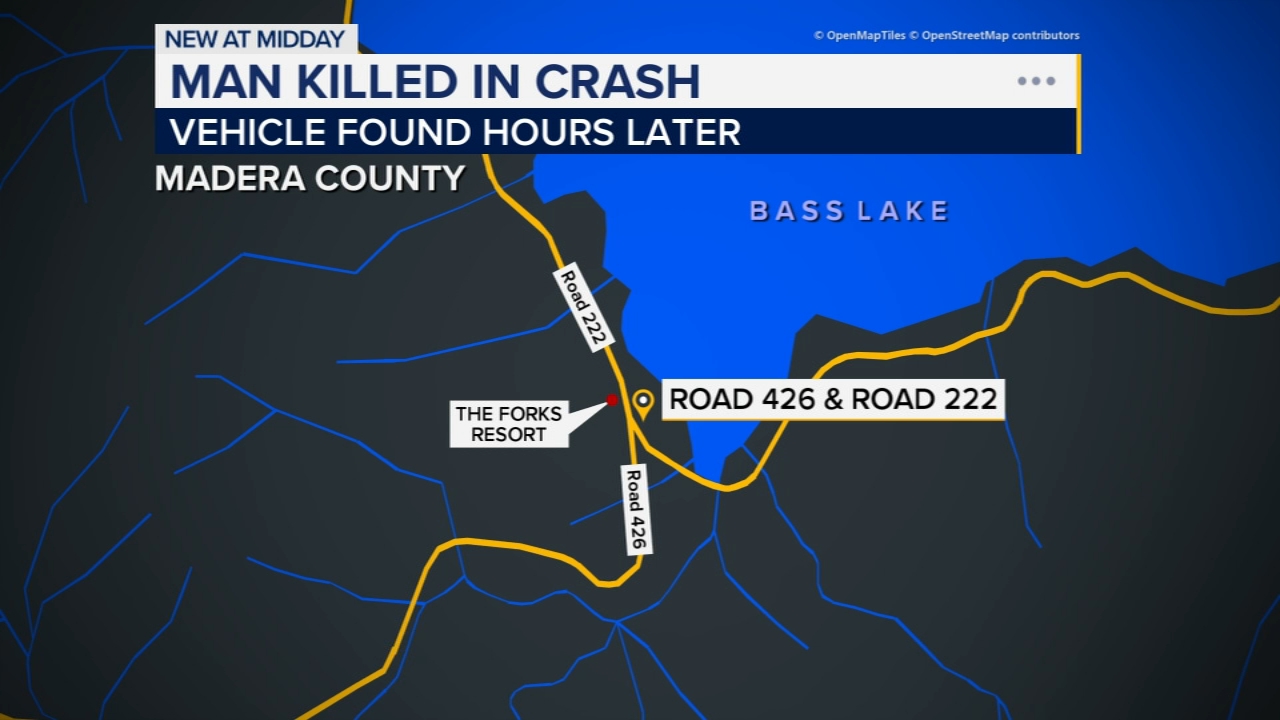 Man killed in crash in Oakhurst, CHP says