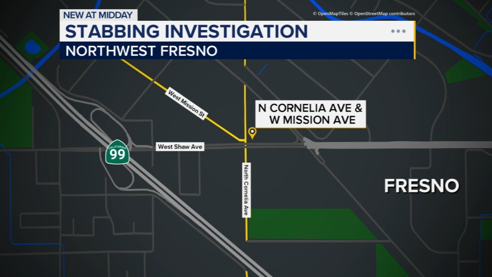 Man hospitalized after stabbing in northwest Fresno, police say - ABC30 ...