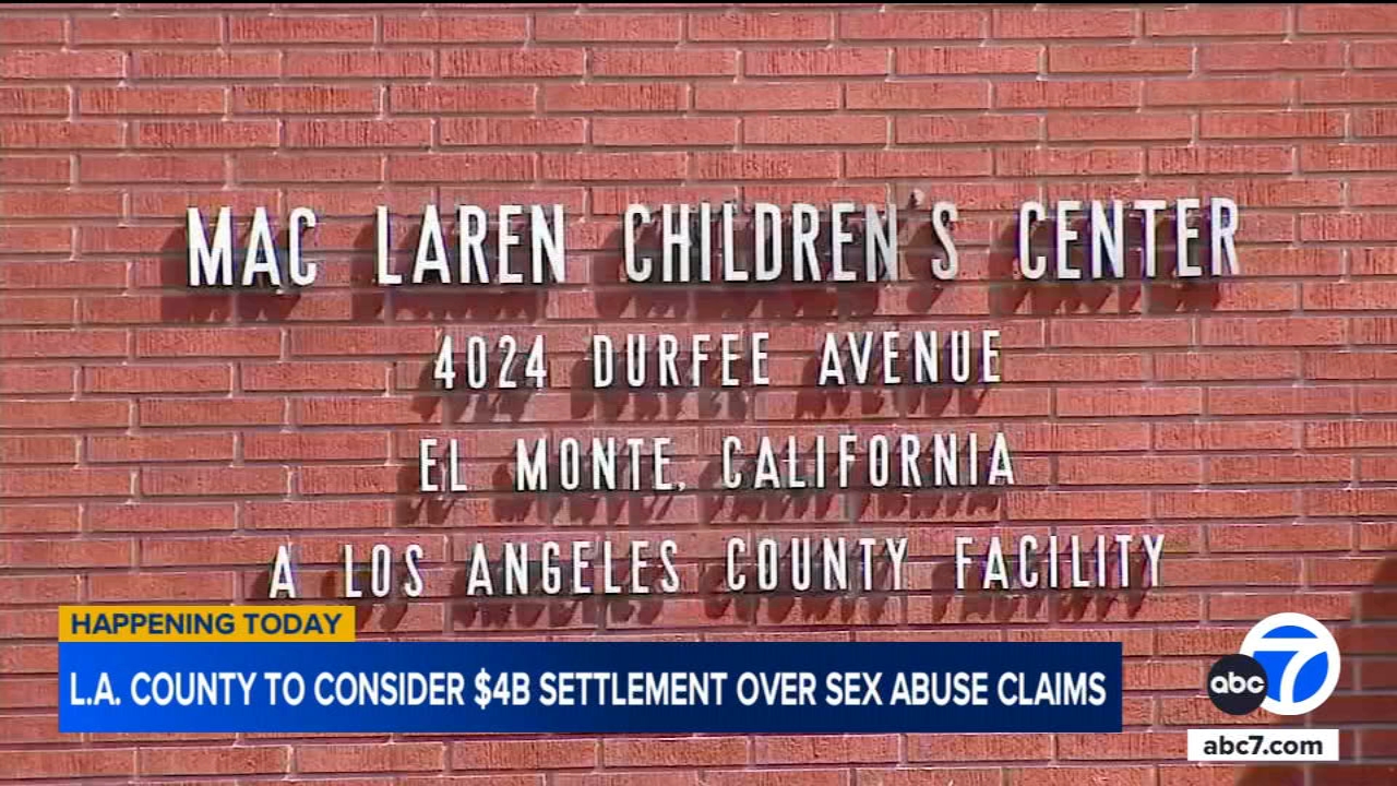 LA County supervisors to approve $4B settlement in sex abuse claims