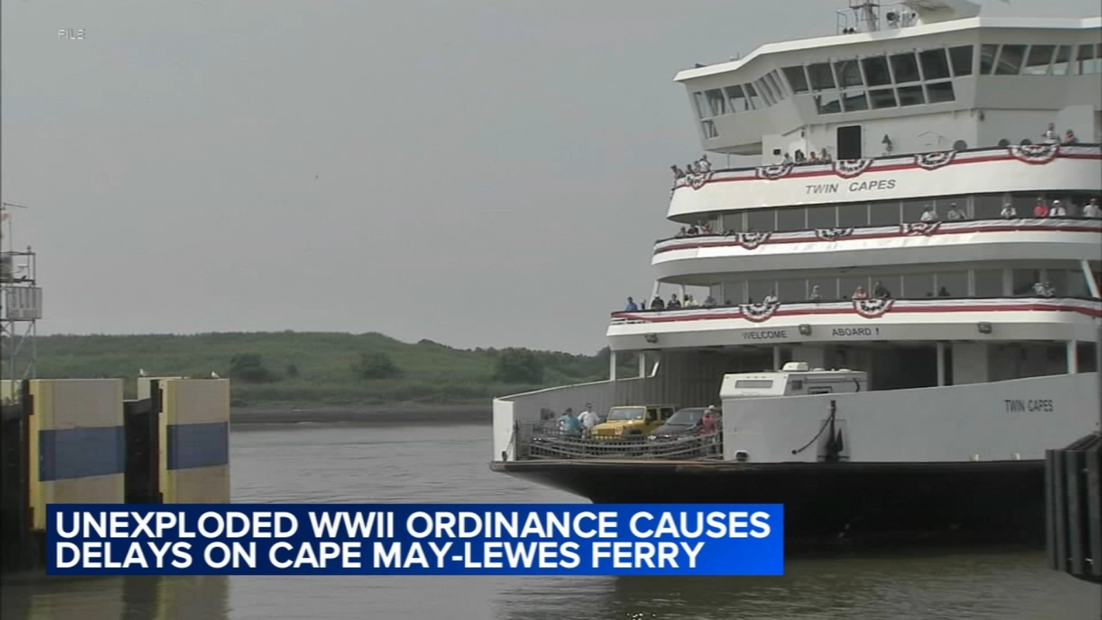 Cape May-Lewes Ferry forced to turn around after WWII ordnance found ...