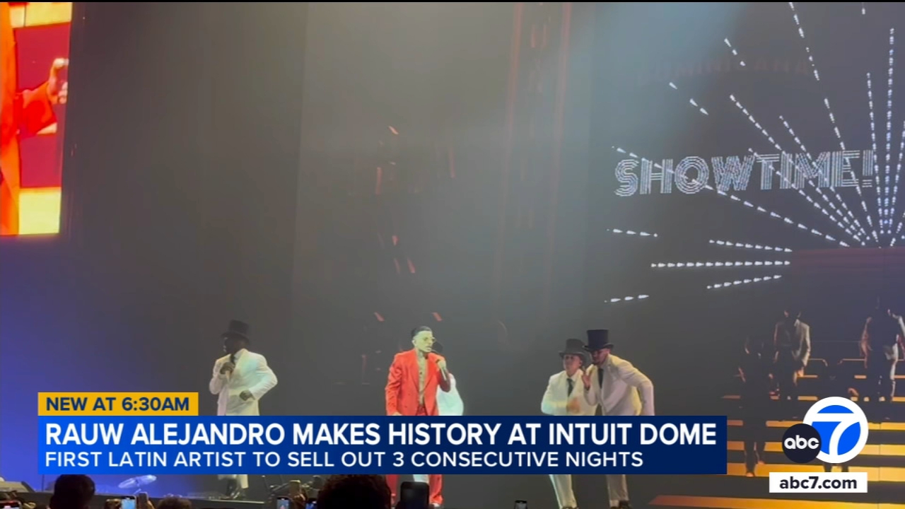 Latin artist Rauw Alejandro sells out Intuit Dome 3 nights in a row
