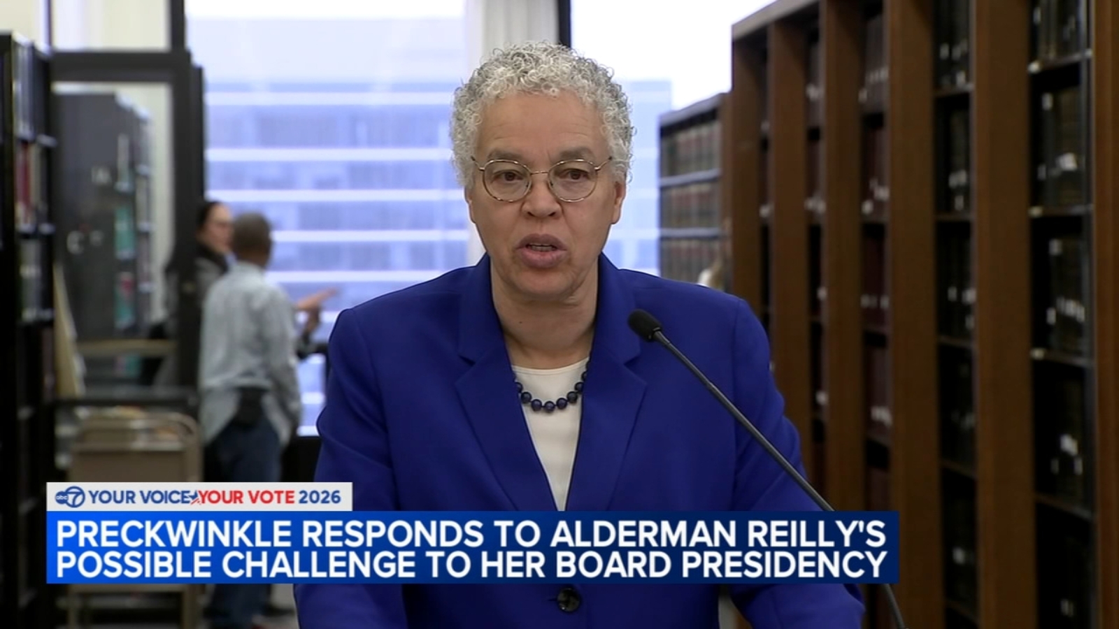 Cook County Board President Toni Preckwinkle unconcerned about potential primary challenge from Chicago Alderman Brendan Reilly - ABC7 Chicago