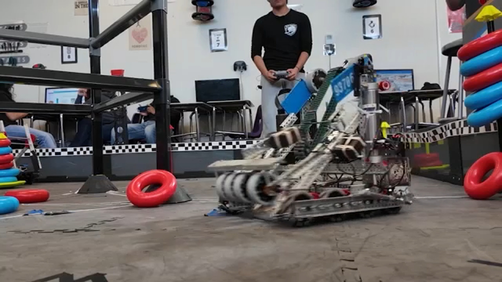 WUHS robotics team qualifies for world championship in second competitive year