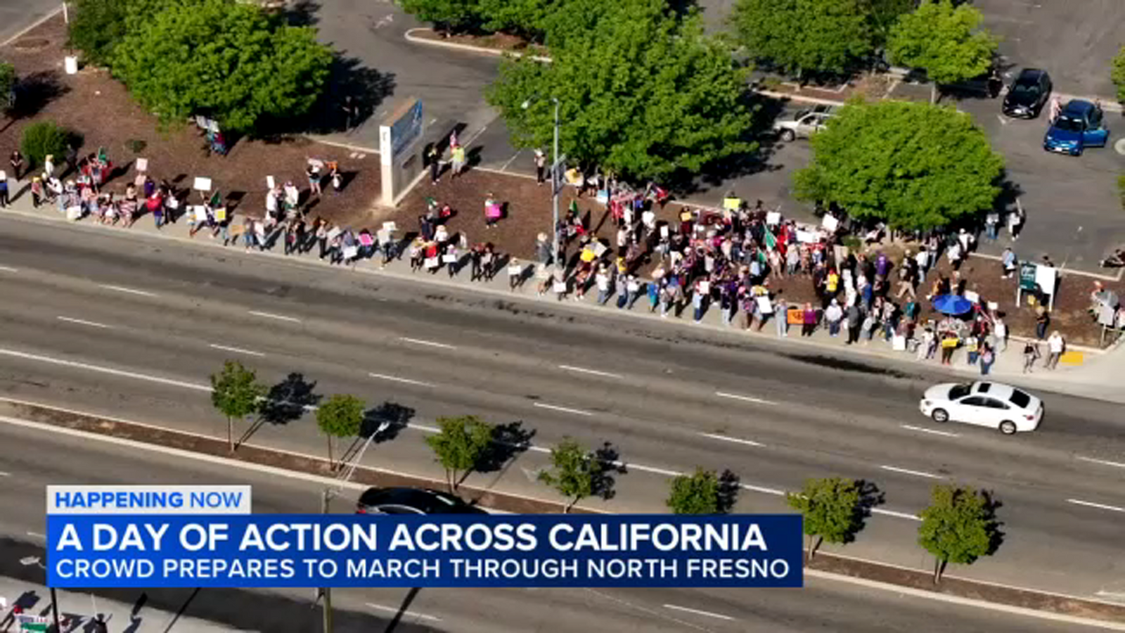 May Day march winds across North Fresno