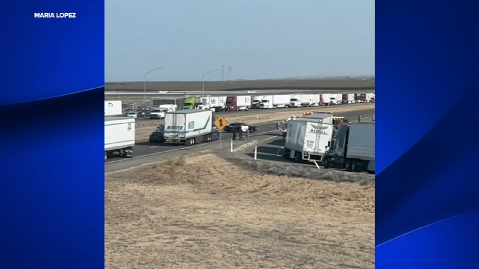 1 hospitalized after being ejected in crash that closed Interstate 5 ...