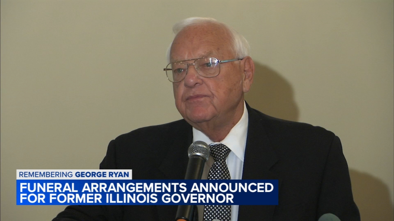 Funeral arrangements announced for former Illinois Gov. George Ryan