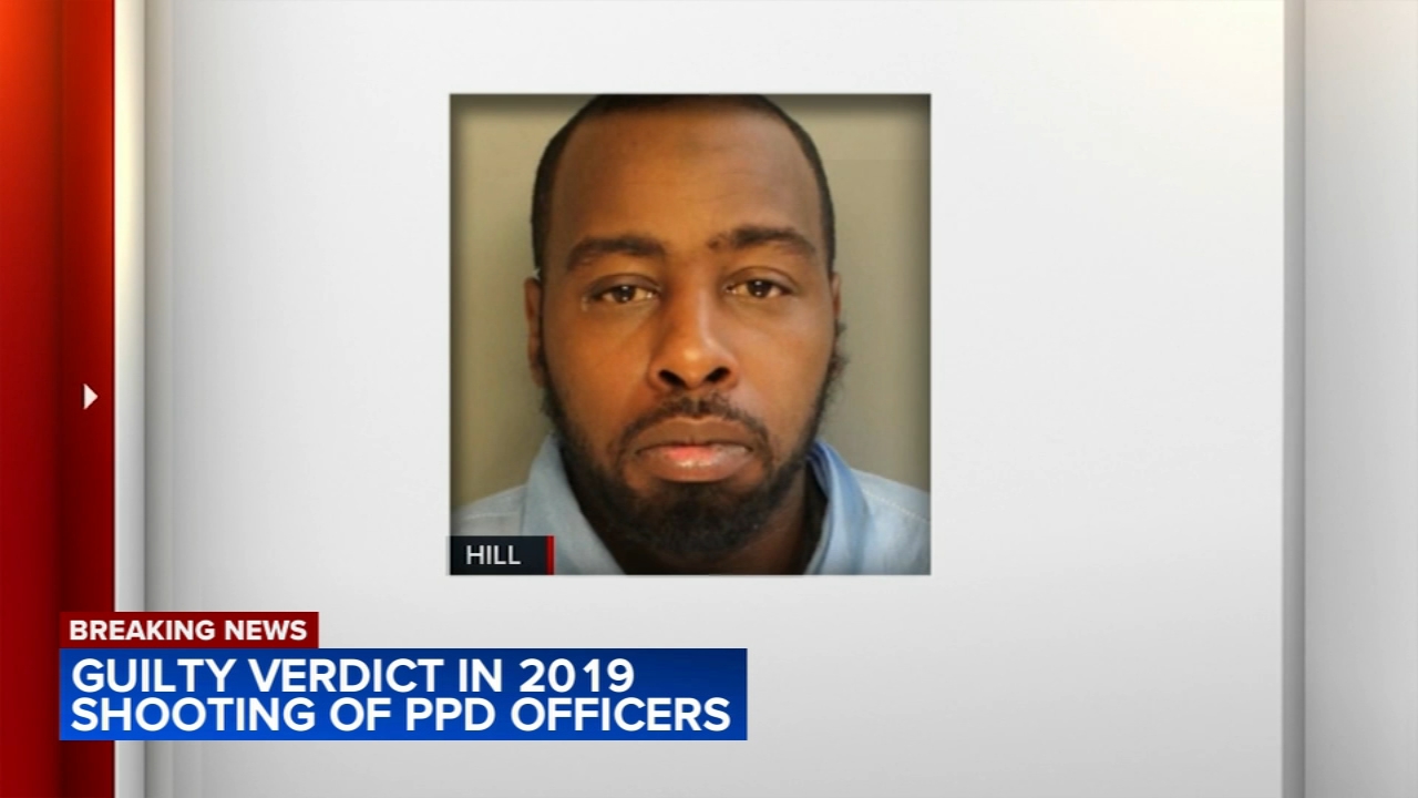 Maurice Hill found guilty for attempted murder of Philadelphia police officers during 2019 shooting