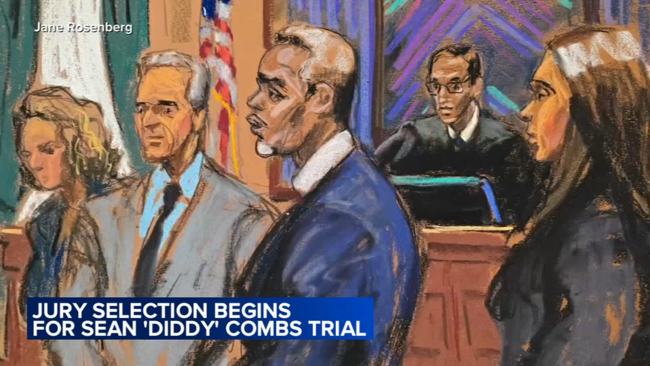 Sean 'Diddy' Combs appears for 1st day of sex trafficking trial