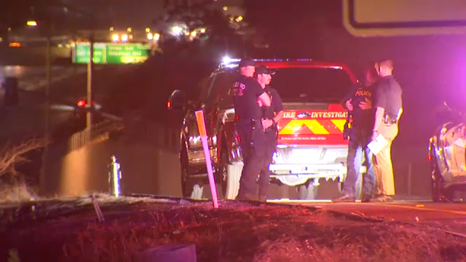 Body found as grass fire burns near Fresno highway, officials say