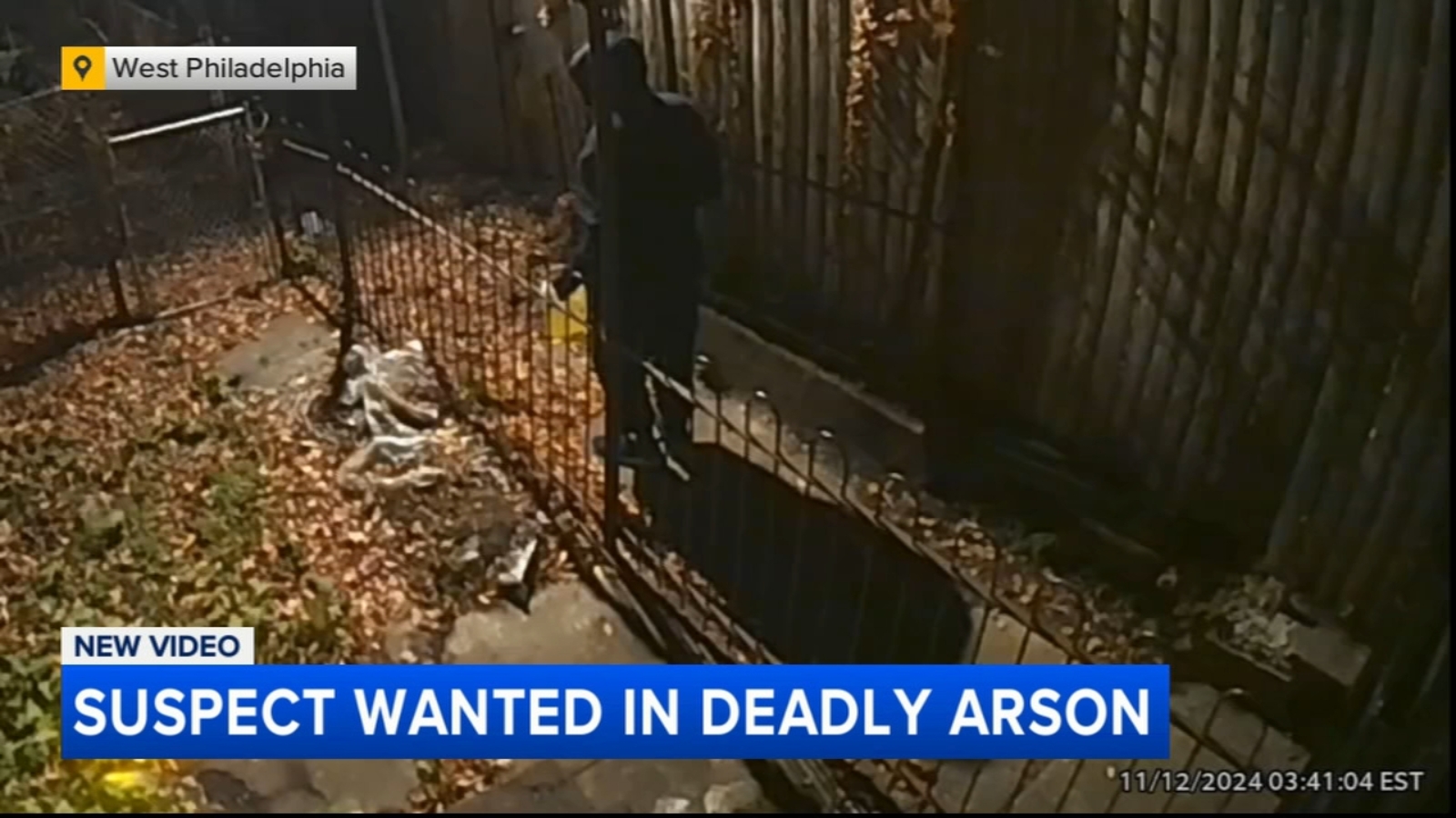 Video shows suspect in fatal West Philadelphia arson - 6abc Philadelphia