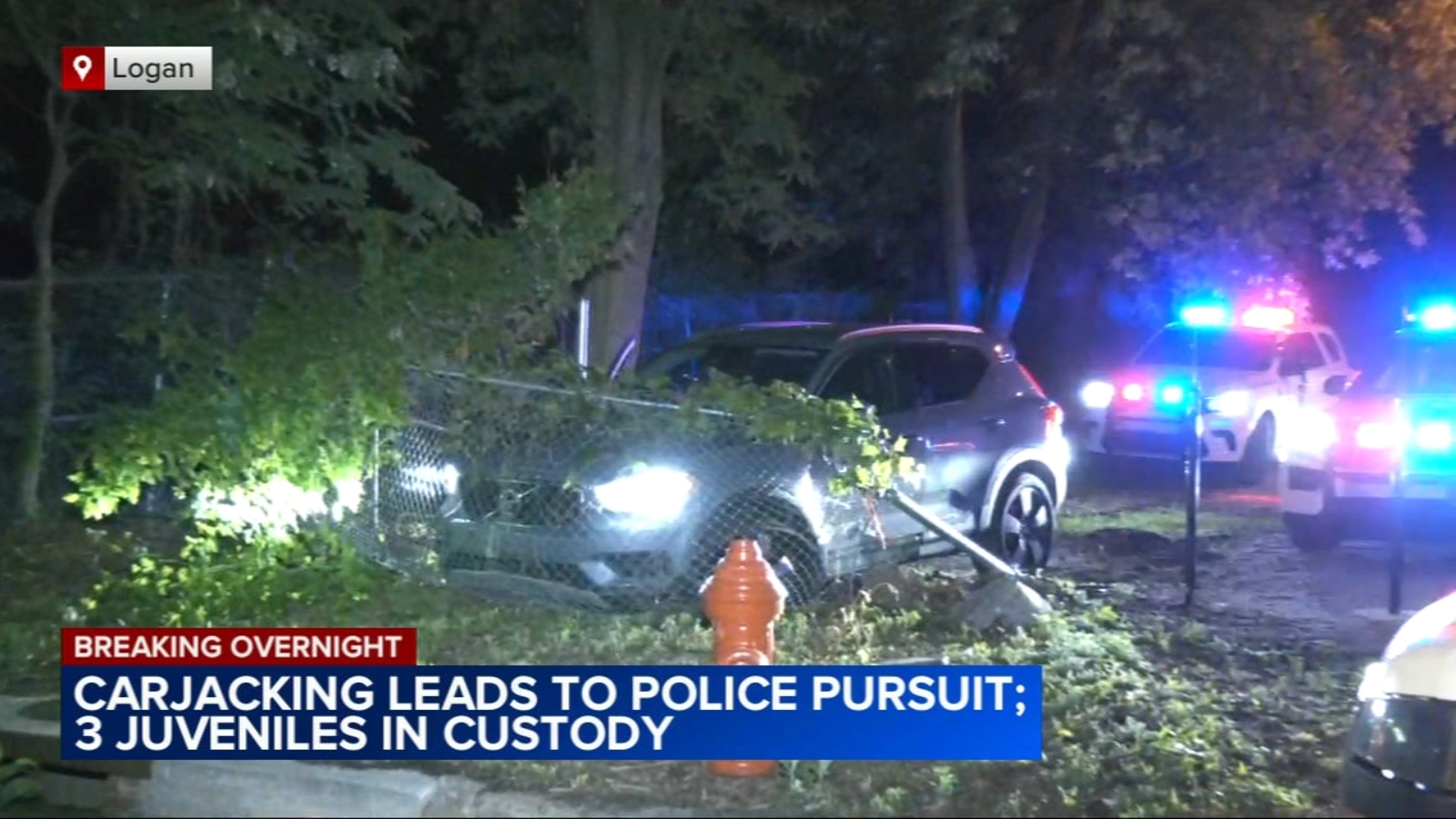 Carjacking leads to police pursuit in Philadelphia; 3 juveniles taken ...