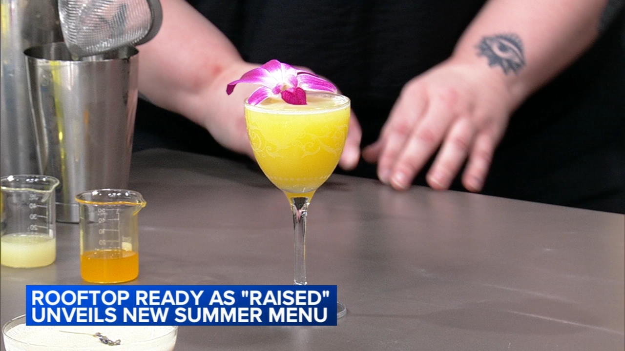 Rooftop car "Raised" unveils new summer menu in downtown Chicago