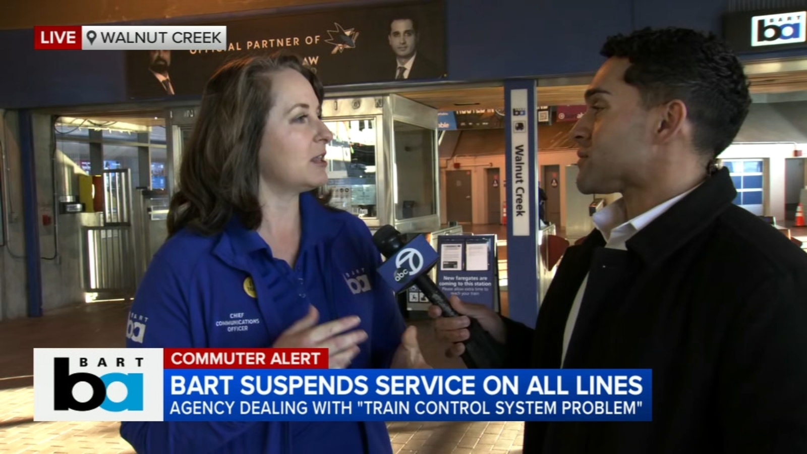 Systemwide BART spokesperson explains systemwide shutdown - ABC7 San Francisco