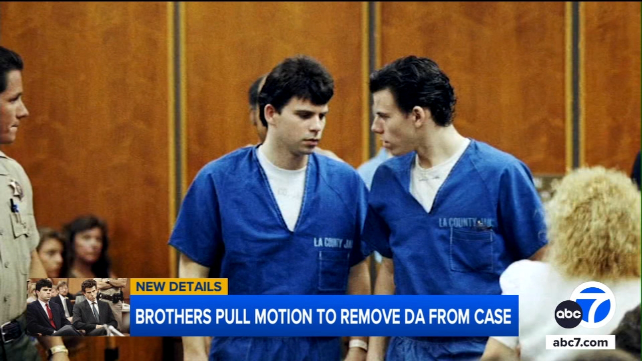 Menendez brothers attorneys rescind motion to have DA kicked off case