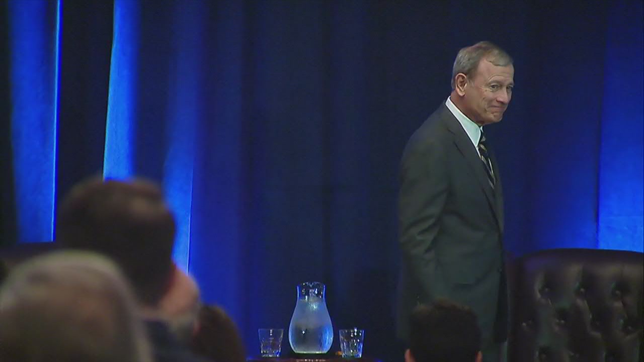Chief Justice Roberts rebukes Trump's call for impeachment of judge 