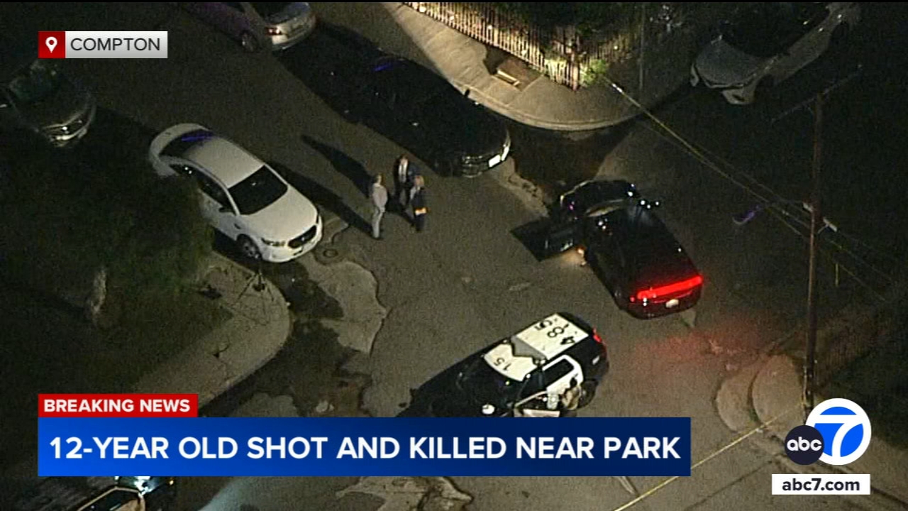 12-year-old boy shot and killed at Compton park; gunman sought
