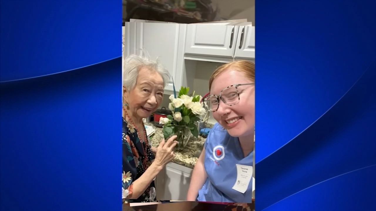 NC caregiver's touching moment with 90-year-old patient goes viral