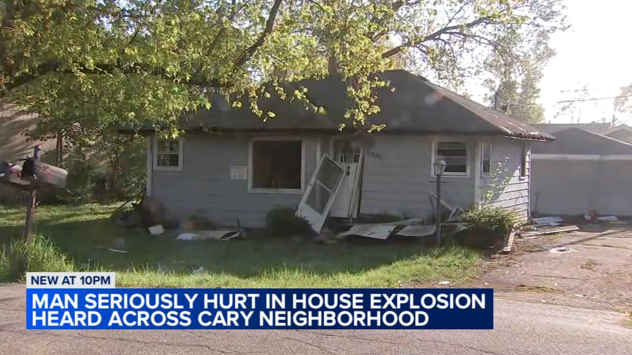 Man critically injured in house explosion in unincorporated Cary