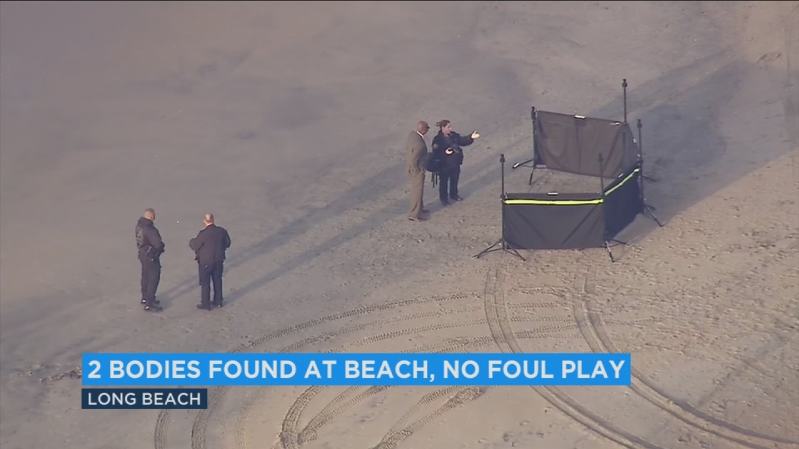 Man found fatally shot on beach, dead womam discovered in nearby SUV