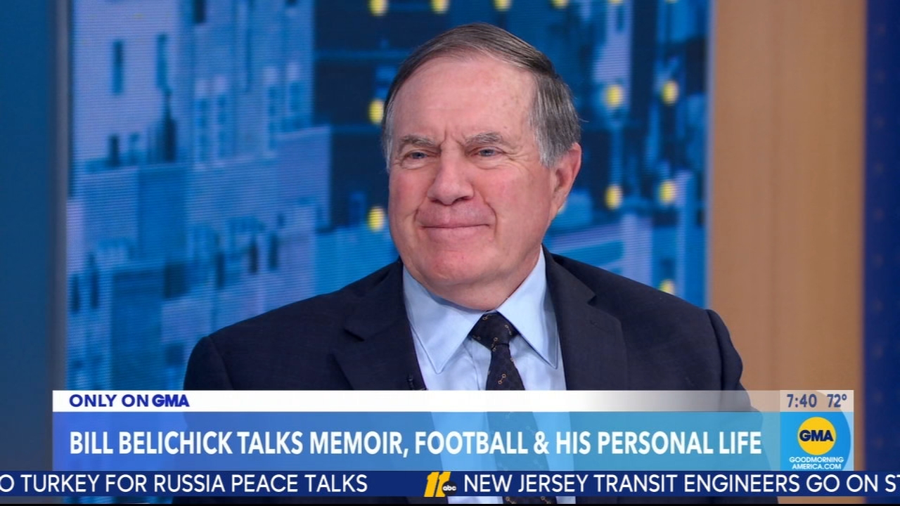 Belichick talks UNC football, girlfriend | GMA Interview