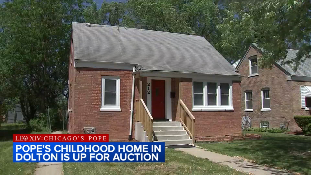 Pope Leo's childhood home now up for auction