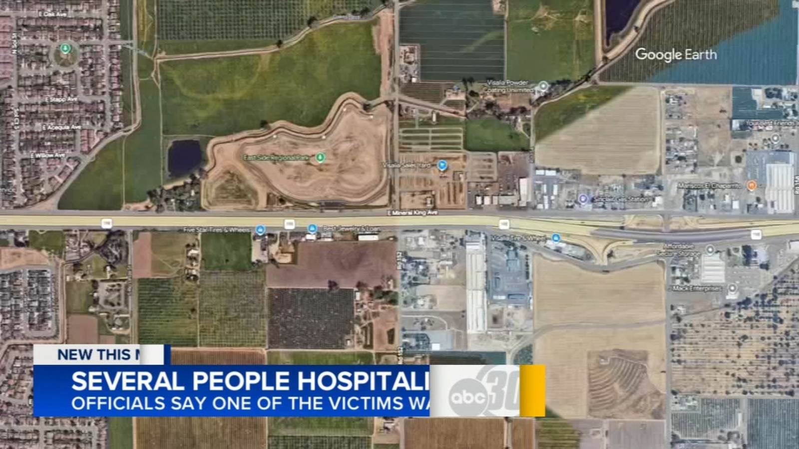 Several people hospitalized following car crash in Tulare County, CHP says