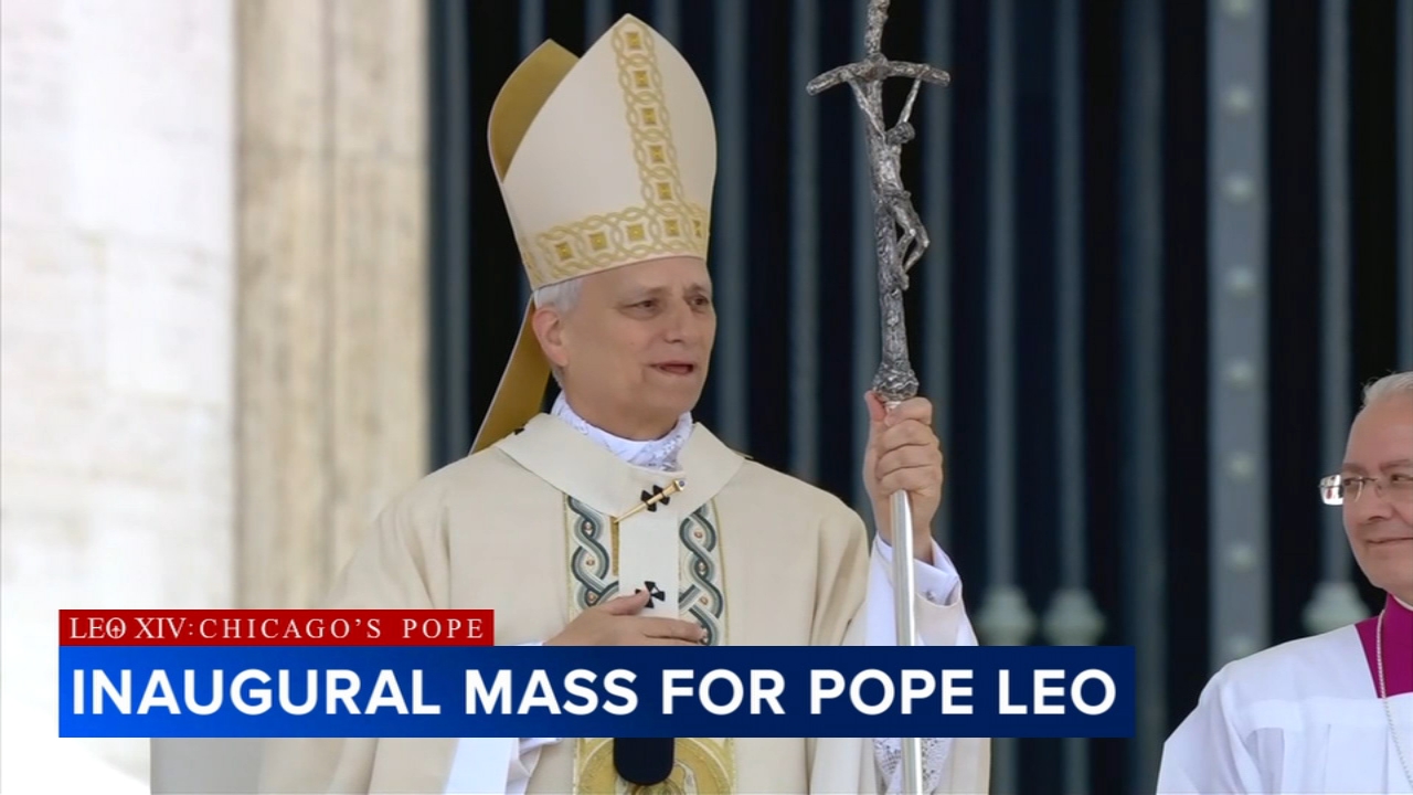 Pope Leo XIV celebrates inaugural Sunday Mass
