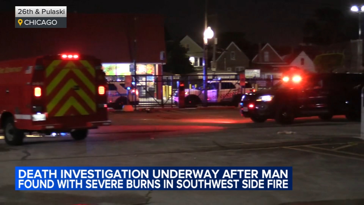 Man dies after being found at Little Village fire, police say
