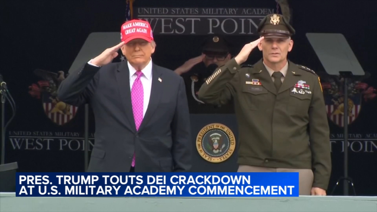 Trump addresses West Point graduates