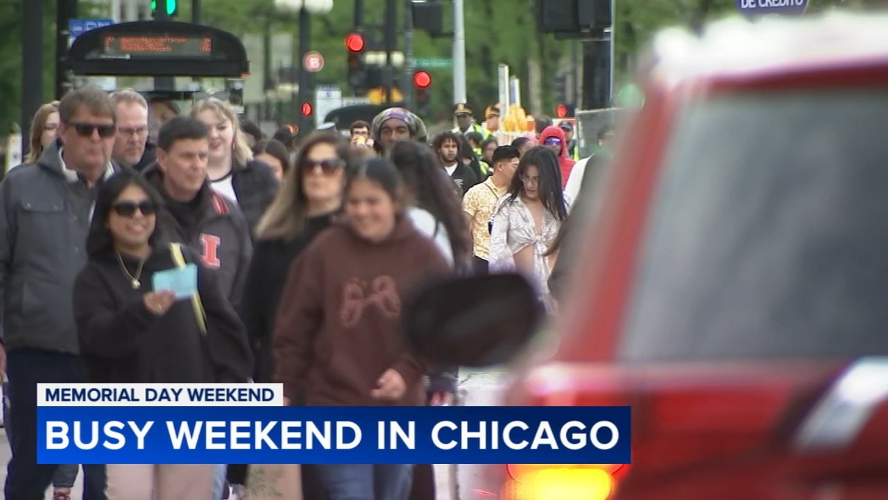 Memorial Day travelers pack city for festival, concerts in Chicago