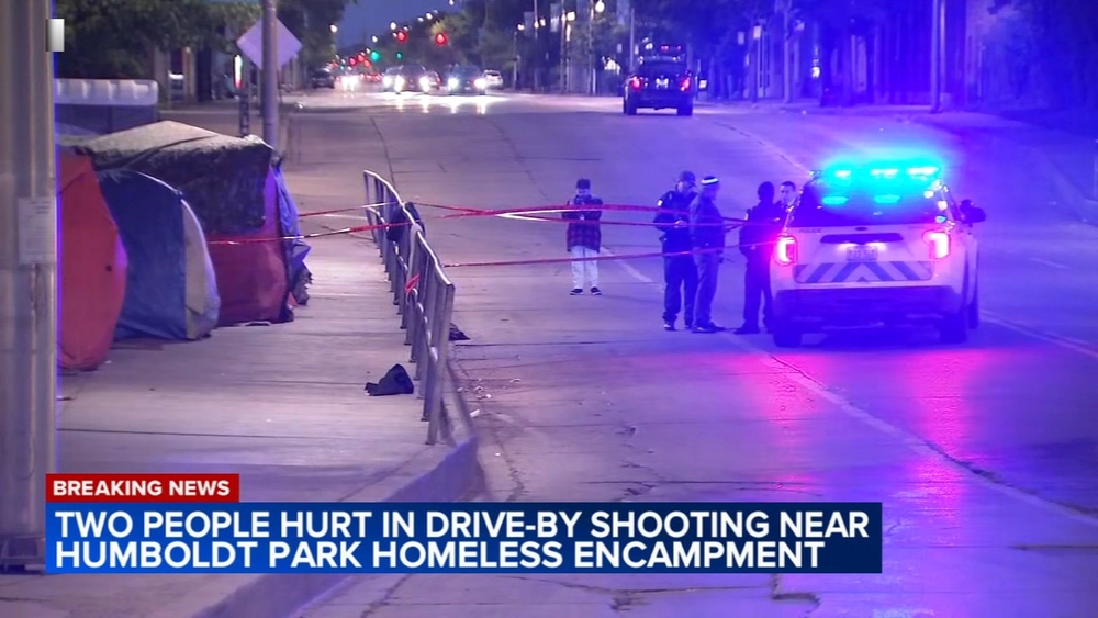 2 injured in drive-by shooting at NW Side homeless encampment: CPD