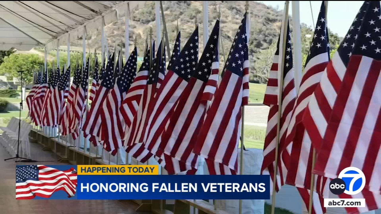 Eventos del Día de los Caídos en el Sur de California honran a los soldados  fallecidos - ABC7 Los Angeles, image size:1280x720
