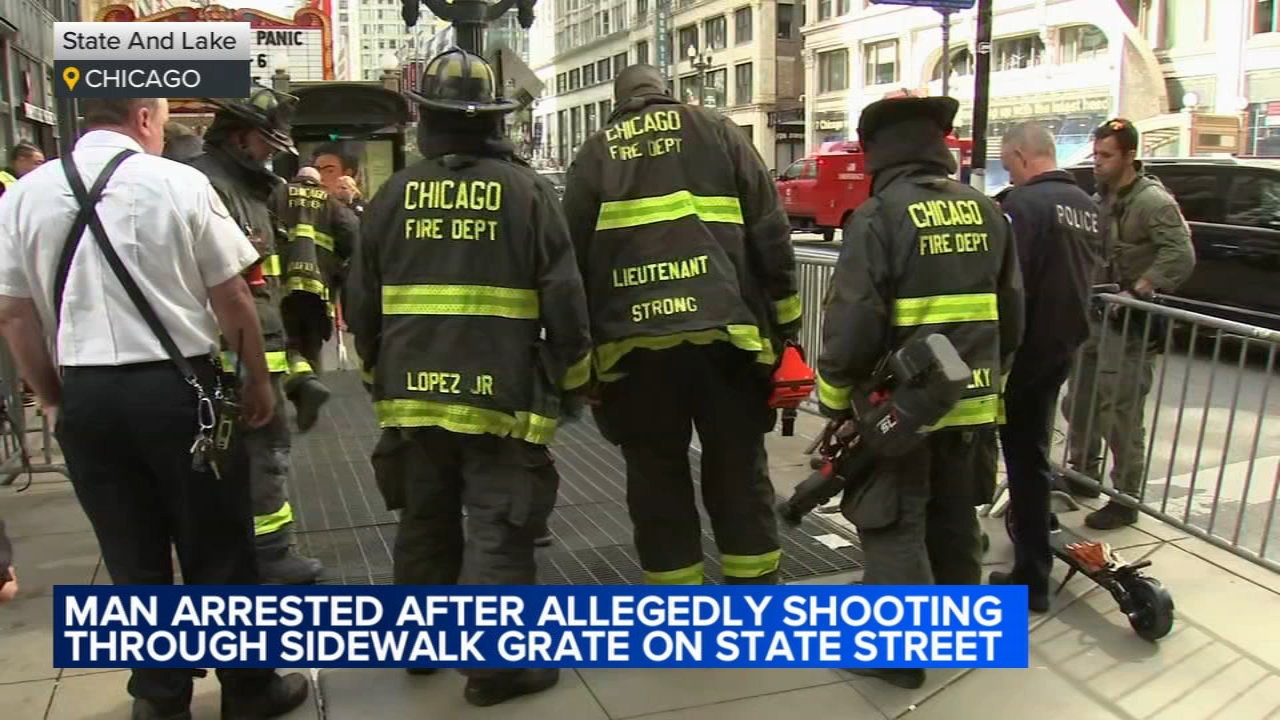 Man arrested after allegedly hiding in sidewalk grate, shooting toward street: CPD