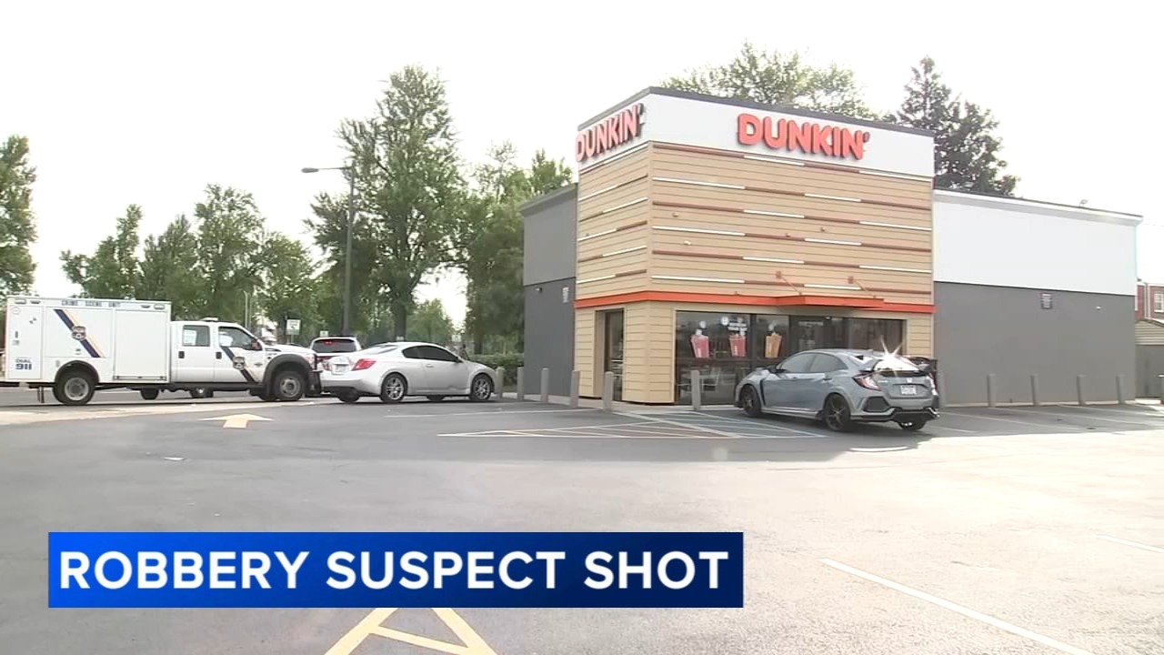 Man shot, killed at Dunkin' store in Mayfair was robbery suspect, Philadelphia police say