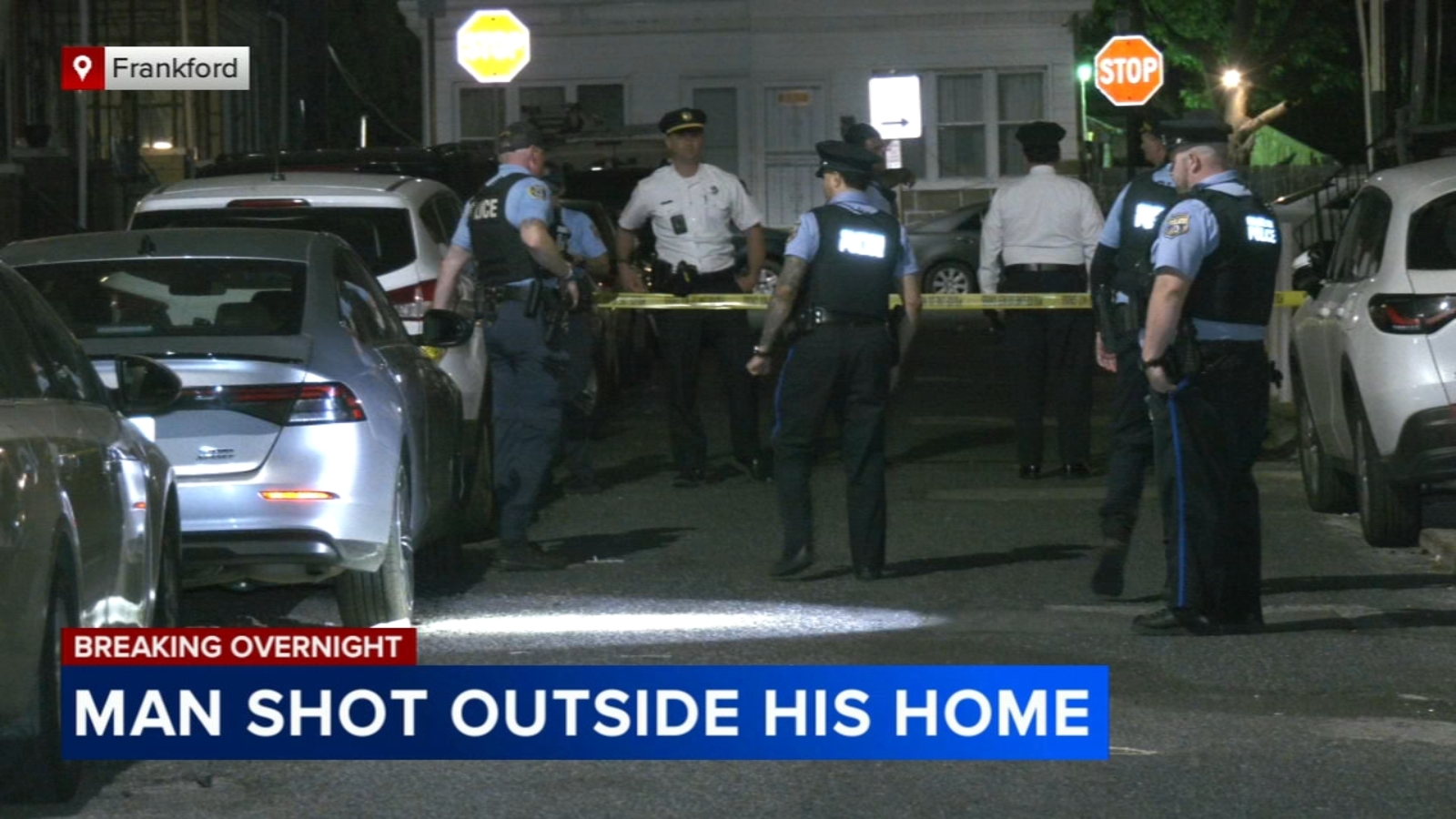 Man shot outside his home on Lesher Street in Philadelphia's Frankford ...