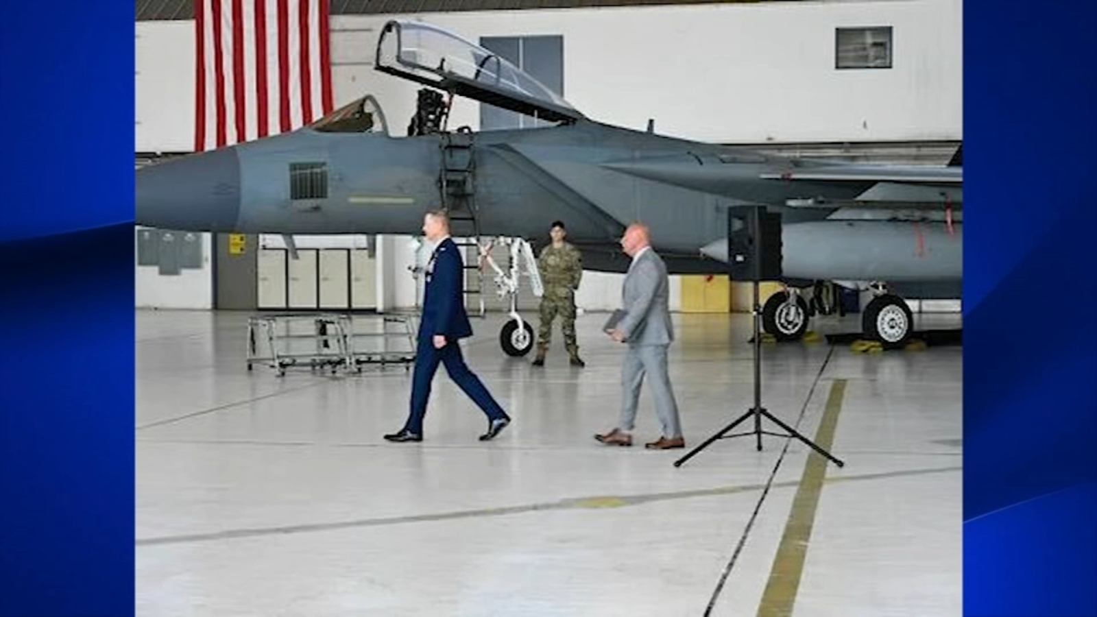 Fighter jet dedicated to Fresno by 144th Fighter Wing as part of 'Cities of Honor' program